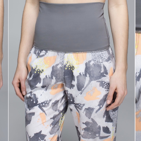 Lululemon Om Pant Mini Art Pop White Multi / Slate - Picture 4 of 11